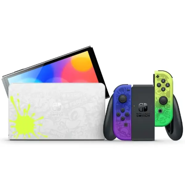 کنسول بازی Nintendo Switch Oled طرح Splatoon 3