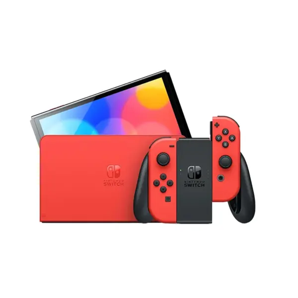 کنسول بازی Nintendo Switch OLED Model Mario - قرمز