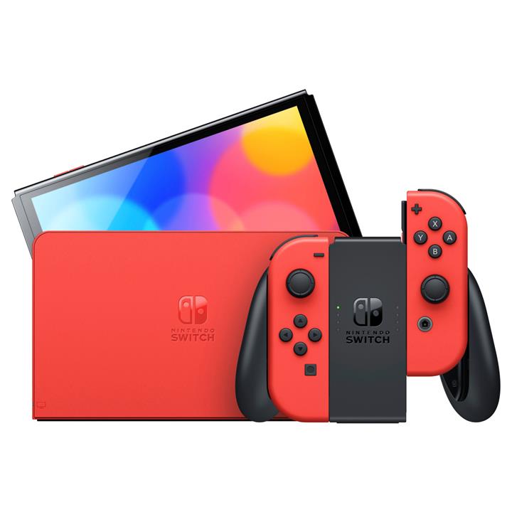 کنسول بازی Nintendo Switch OLED Model Mario - قرمز