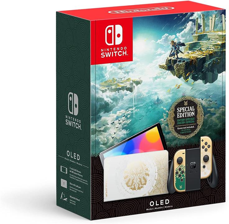 کنسول بازی Nintendo Switch OLED Model Console - Legend of Zelda: Tears of the Kingdom Edition