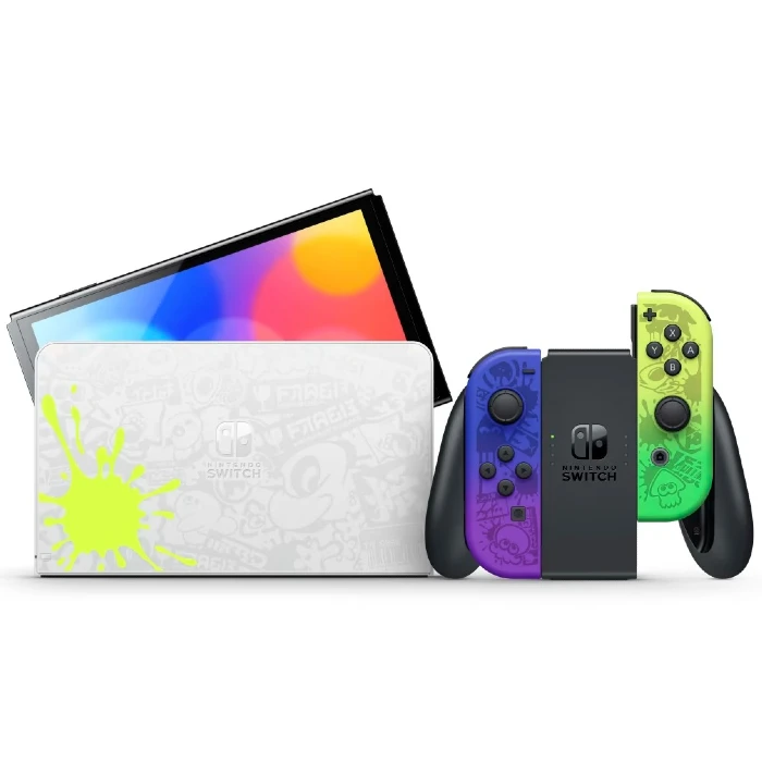 کنسول بازی Nintendo Switch Oled طرح Splatoon 3