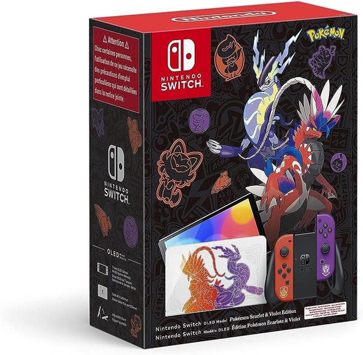 کنسول بازی Nintendo Switch – OLED Model Pokemon Scarlet and Violet Limited Edition