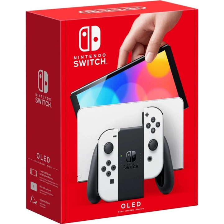 کنسول بازی نینتندو سوییچ OLED سفید | Console Nintendo Switch OLED