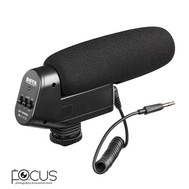 میکروفون شات گان بویا Boya BY-VM600 Shotgun Microphone