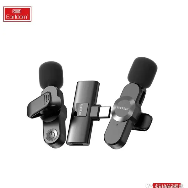 میکروفن بی سیم ارلدام ام سی 8 ا Erldam Wireless microphone MC8C (دو عدد میکروفن)