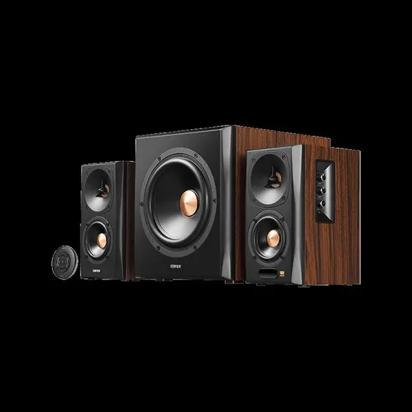بلندگوی کنترلی - Edifier compatible S360DB 2.1 Soundsystem - braun/schwarz