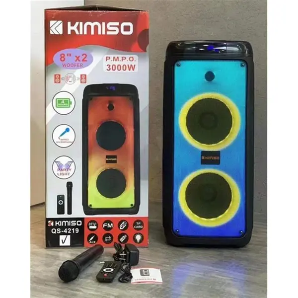 اسپیکر شارژی چمدانی KIMISO QS-4219