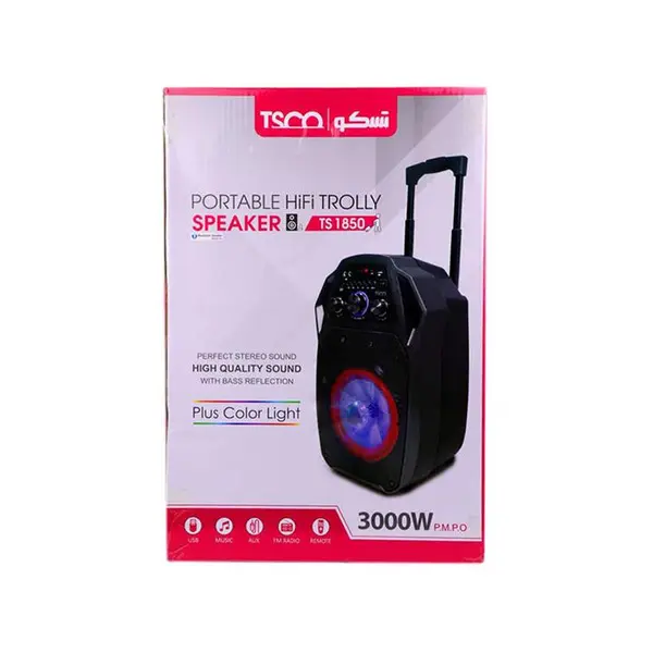 اسپیکر قابل حمل بلوتوثی تسکو مدل TS 1850 - 5