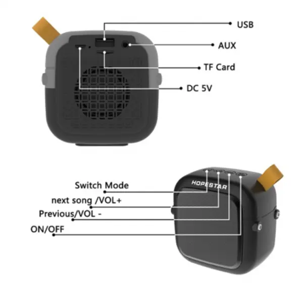 ت Hopestar mini t5 Bluetooth Speaker
