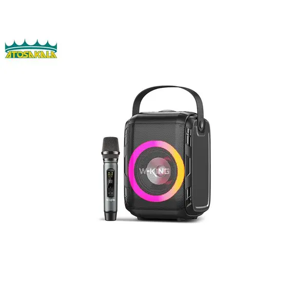 اسپیکر بلوتوث دبلیو کینگ W-King T9S توان 25 وات رم و فلش خور با میکروفون