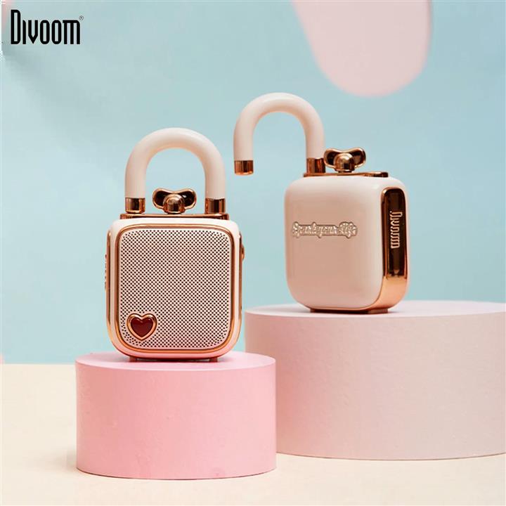 اسپیکر بلوتوثی Divoom Love lock Mini Pink