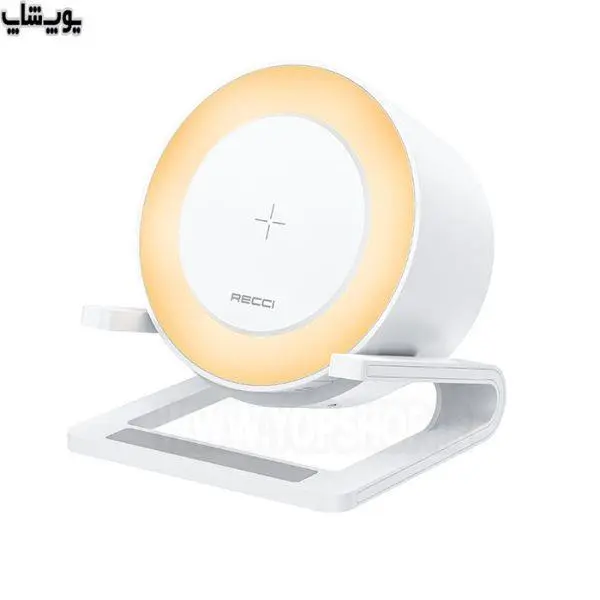 اسپیکر بلوتوثی و شارژر وایرلس رسی مدل RSK-W28 ا RSK-W28