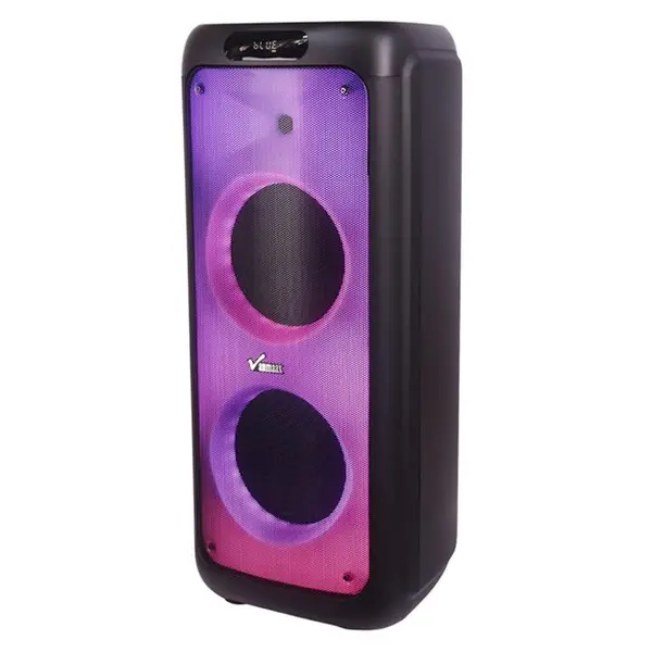 اسپیکر چمدانی بلوتوثی رم و فلش خور Vanmaax MAX-1300 + میکروفون و ریموت کنترل