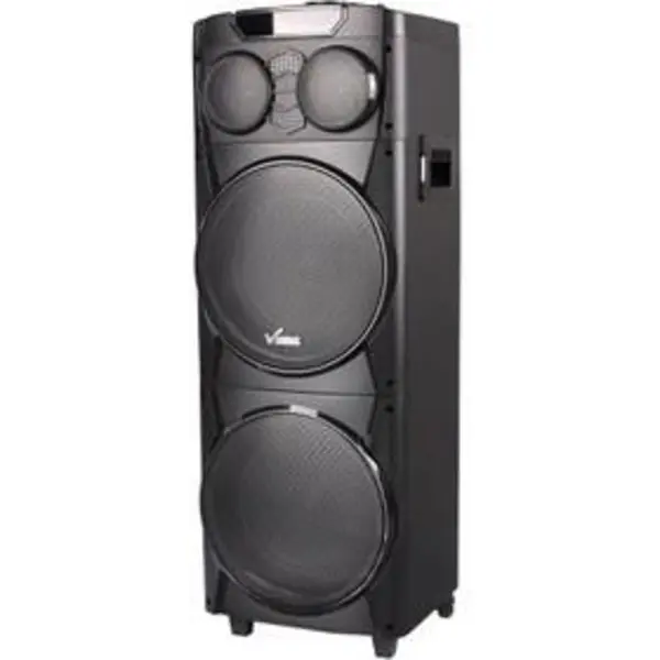اسپیکر چمدانی بلوتوثی رم و فلش خور Vanmaax MAX-1035 + میکروفون و ریموت کنترل