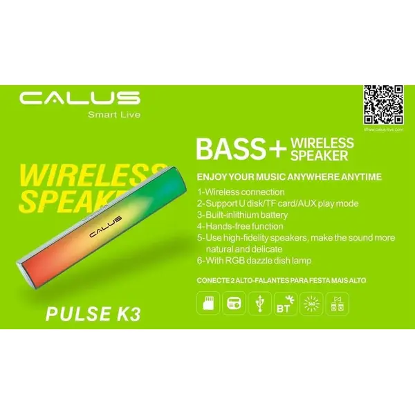 اسپیکر‌ calus مدل pluse k3