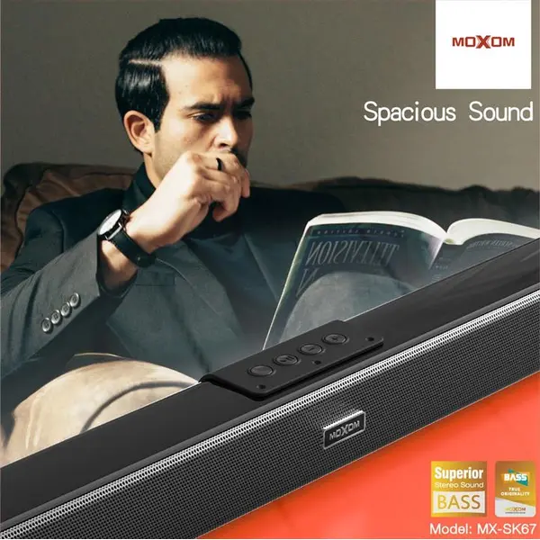 اسپیکر بلوتوثی قابل حمل ماکسوم مدل moxom mx- sk67
