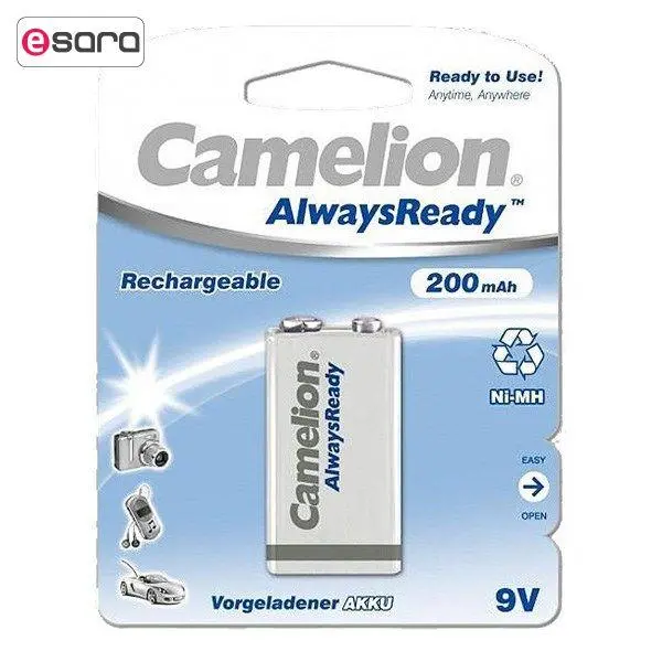 باتری کتابی قابل شارژ کملیون 200mAh - 5