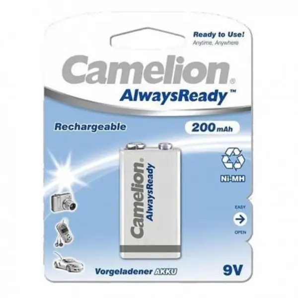 باتری کتابی قابل شارژ کملیون 200mAh - 2