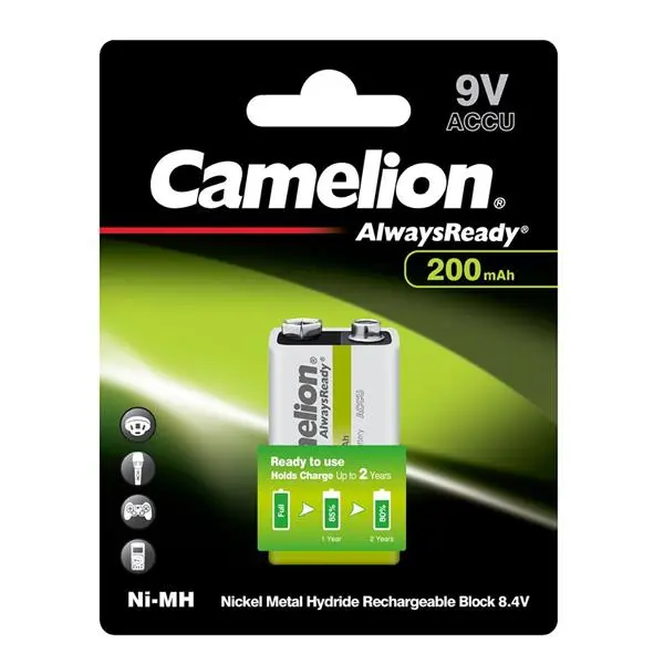 باتری کتابی قابل شارژ کملیون مدل 200mAh ALWAYS READY - 2