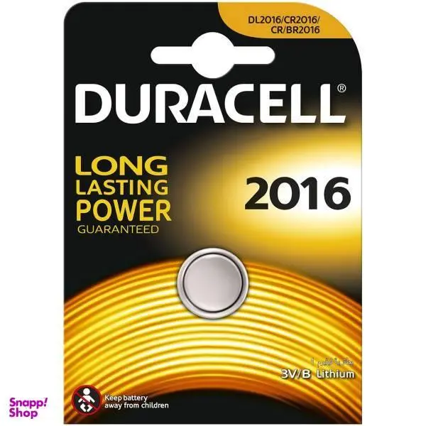 باتری سکه ای دوراسل 2016 5 عددی duracell