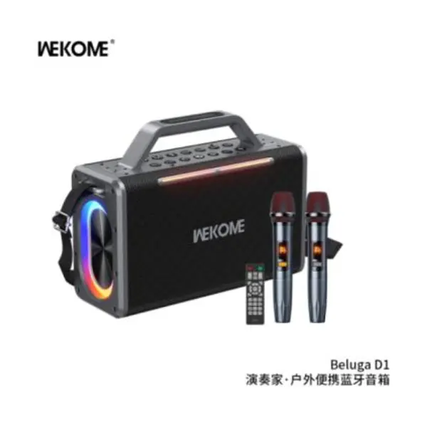 اسپیکر بلوتوثی ویکام 220 واتی مدل Beluga D1 برند wekome