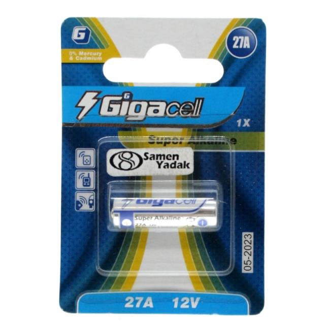 باتری 27A گیگاسل | Gigacell مدل سوپر آلکالاین Super Alkaline