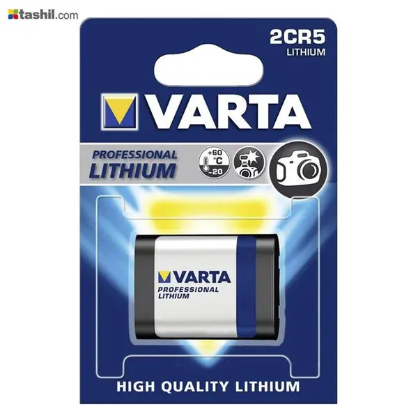 باطری کتابی لیتیومی وارتا مدل 2CR5 - 2