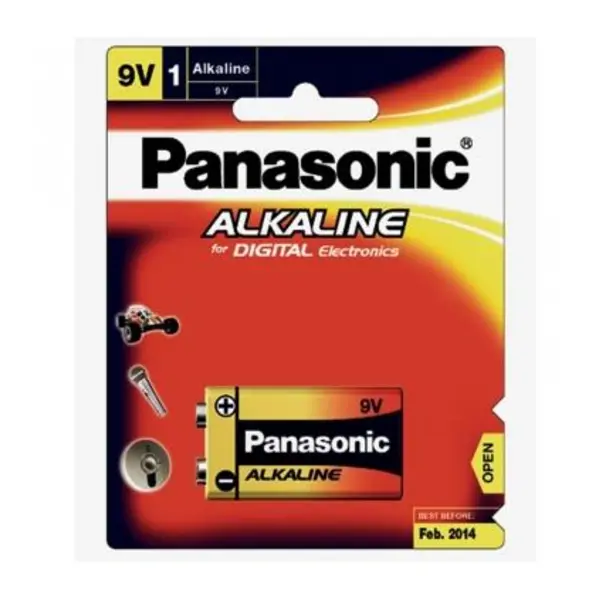 باتری کتابی پاناسونیک آلکالاین 9 ولتی Panasonic Alkaline 9v Battery - 4