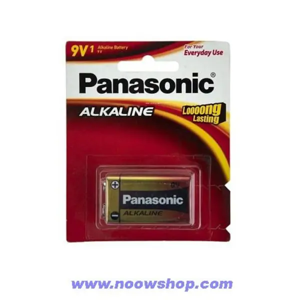 باتری کتابی پاناسونیک آلکالاین 9 ولتی Panasonic Alkaline 9v Battery - 3