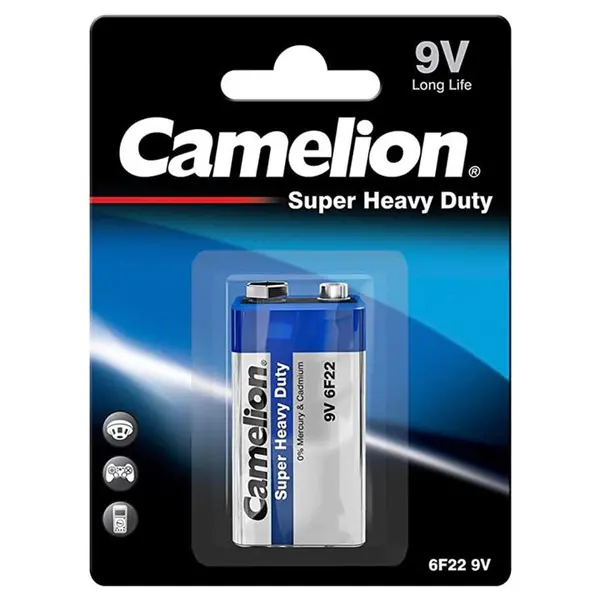 باتری کتابی سایز 9V کملیون مدل Super Heavy Duty - 3