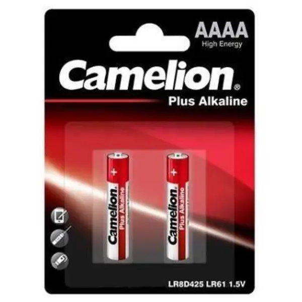 باتری ربع قلم کملیون AAAA پلاس آلکالاین Plus Alkaline کارتی بسته 2 تایی (عمده و خرده)
