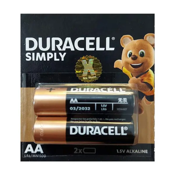 باتری قلمی دوراسل مدل ALKALINE SIMPLY 1.5V