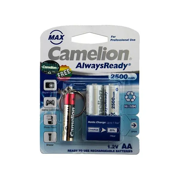 باتری قلمی قابل شارژ Always Ready Max-2500mAh به همراه چراغ قوه - 5