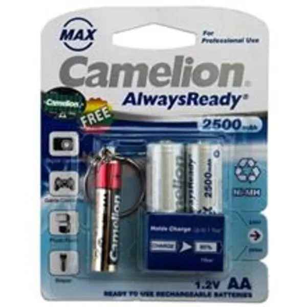 باتری قلمی قابل شارژ Always Ready Max-2500mAh به همراه چراغ قوه - 6