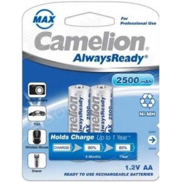 باتری قلمی قابل شارژ Always Ready Max-2500mAh به همراه چراغ قوه - 3