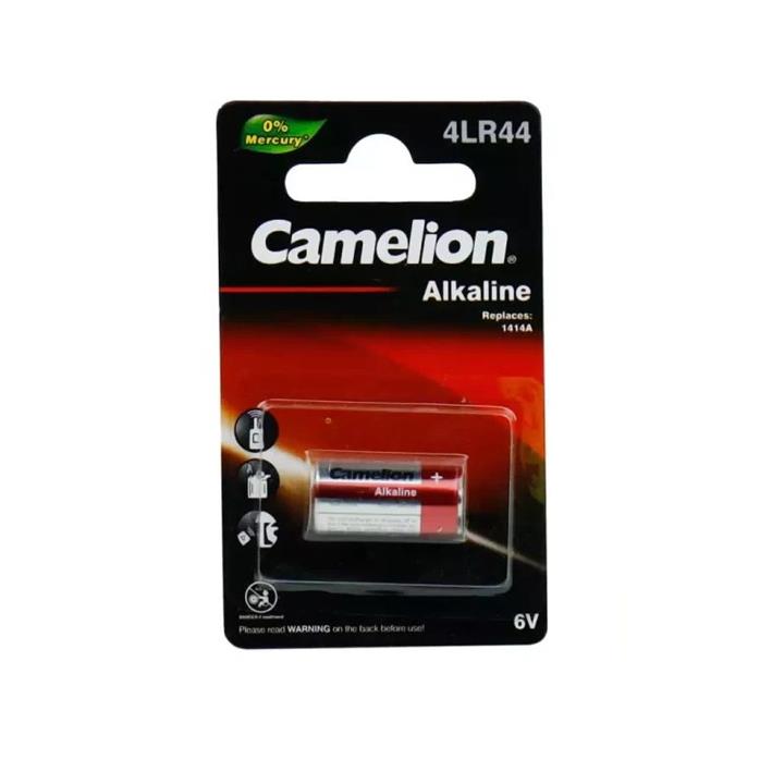 باتری قلمی کملیون مدل camelion alkalin 4LR44 بسته یک عددی