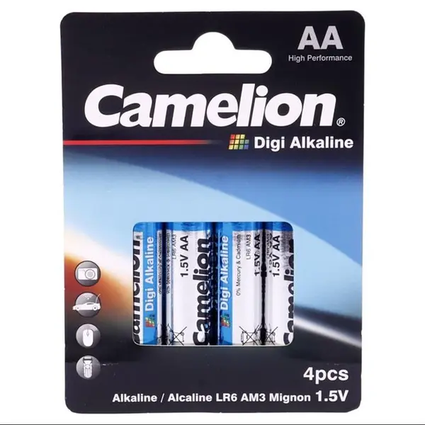 باتری چهارتایی قلمی Camelion Digi Alkaline 1.5V AA - 4