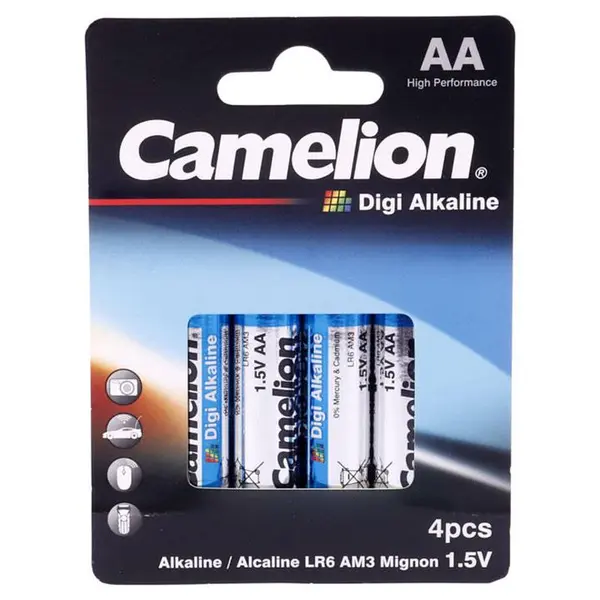 باتری چهارتایی قلمی Camelion Digi Alkaline 1.5V AA - 5