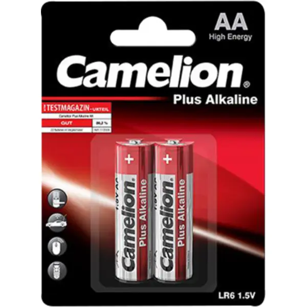 باتری قلمی Camelion مدل PLUS ALKALINE LR6-BP2