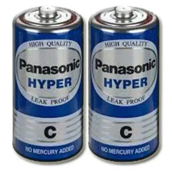 باتری سایز متوسط C پاناسونیک مدل HYPER شرینک 2 عددی - 4
