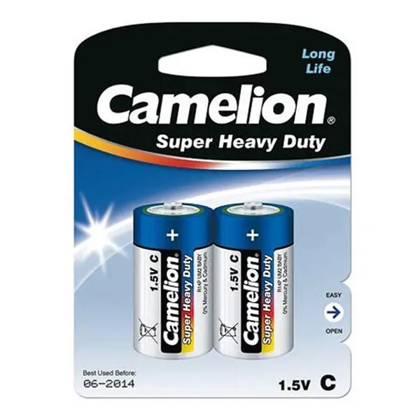 باتری متوسط C کملیون مدل Super Heavy Duty بسته 2 عددی