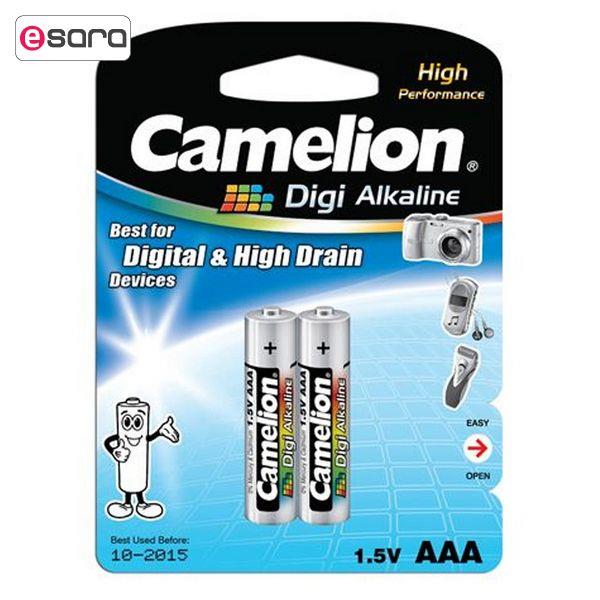 باتری نیم‌ قلمی کملیون مدل Digi Alkaline - بسته 2 عددی