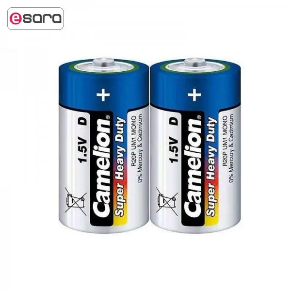 باتری بزرگ D کملیون مدل Super Heavy Duty بسته 2 عددی - 2