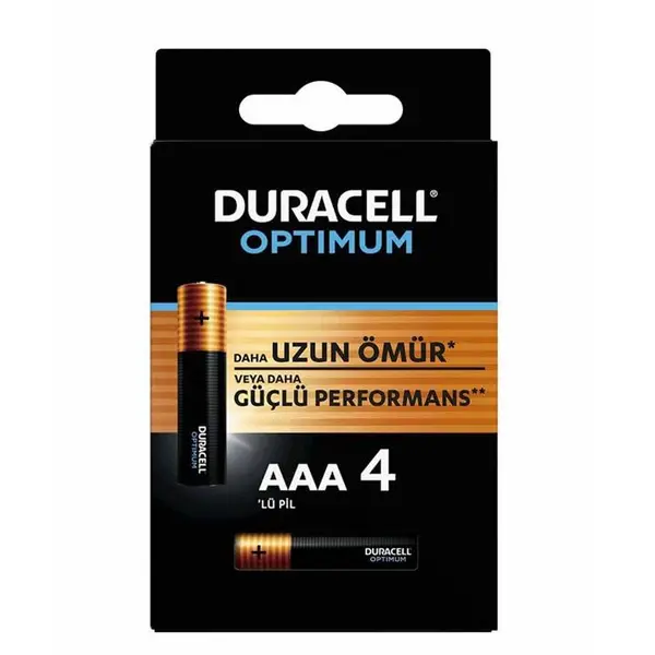 باتری نیم قلمی مدل Duracell - Optimum AAA4 - 2