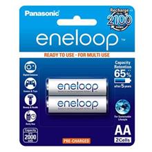 باتری قلمی قابل شارژ پاناسونیک مدل Eneloop BK-3MCCE/2BT بسته 2 عددی