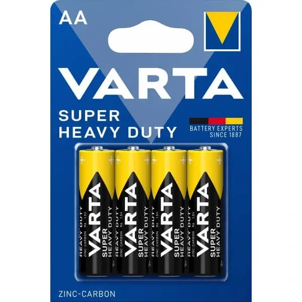باتری قلمی وارتا heavy duty بسته 4 عددی - 2