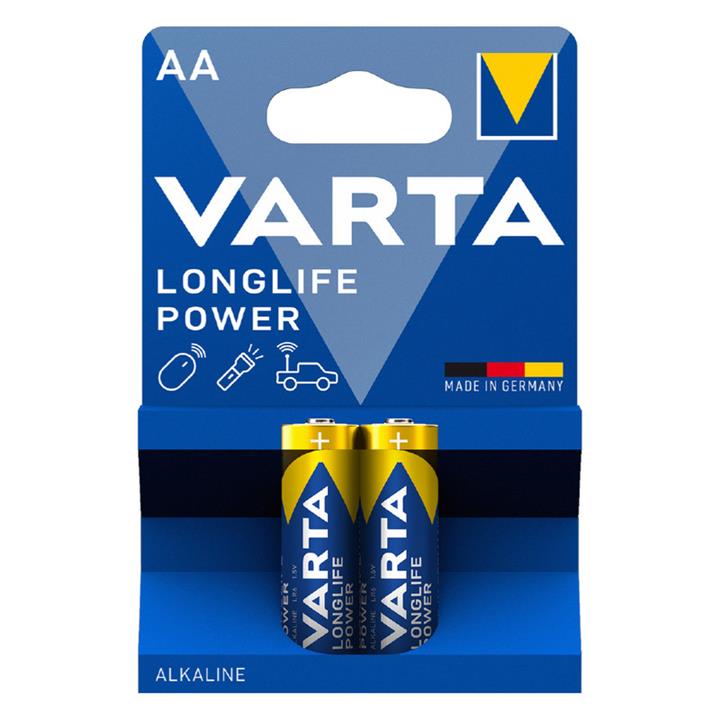 باتری قلمی وارتا مدل LONG LIFE POWER بسته دو عددی