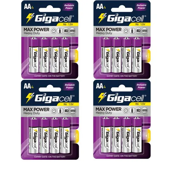 باتری قلمی گیگاسل مدل Max Power بسته 16 عددی - 2