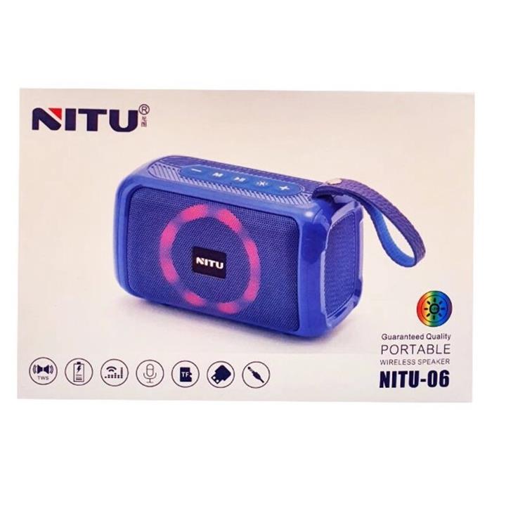 اسپیکر بلوتوثی قابل حمل نیتو مدل Nitu-06