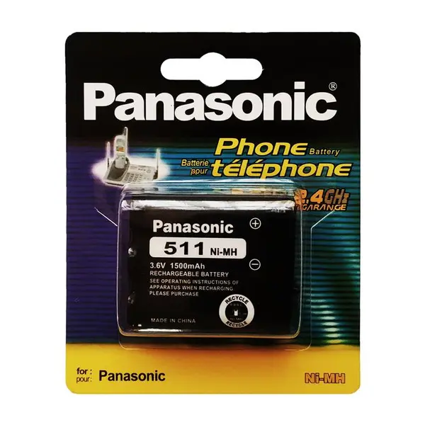 باتری تلفن بی سیم پاناسونیک مدل P-511 - 5